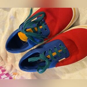 Multicolor Vans size 7